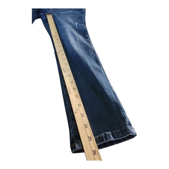 Simply Vera Vera Wang Skinny Ankle Jeans Size 8 Stretch Blue Denim Mid Rise - Picture 7 of 9